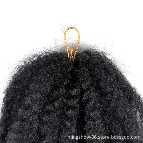 Wholesale 18" afro kinky marley braid hair extension